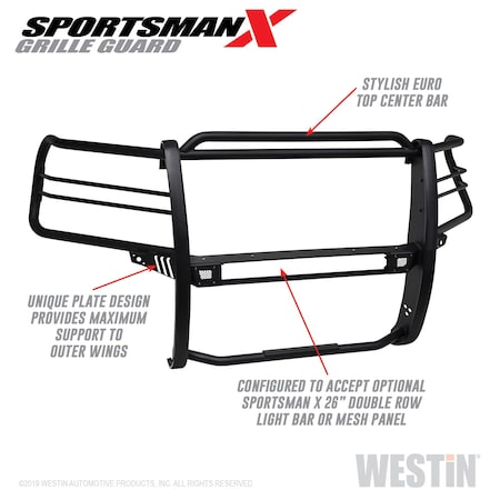 Westin Sportsman X Grille Guard 40-33955